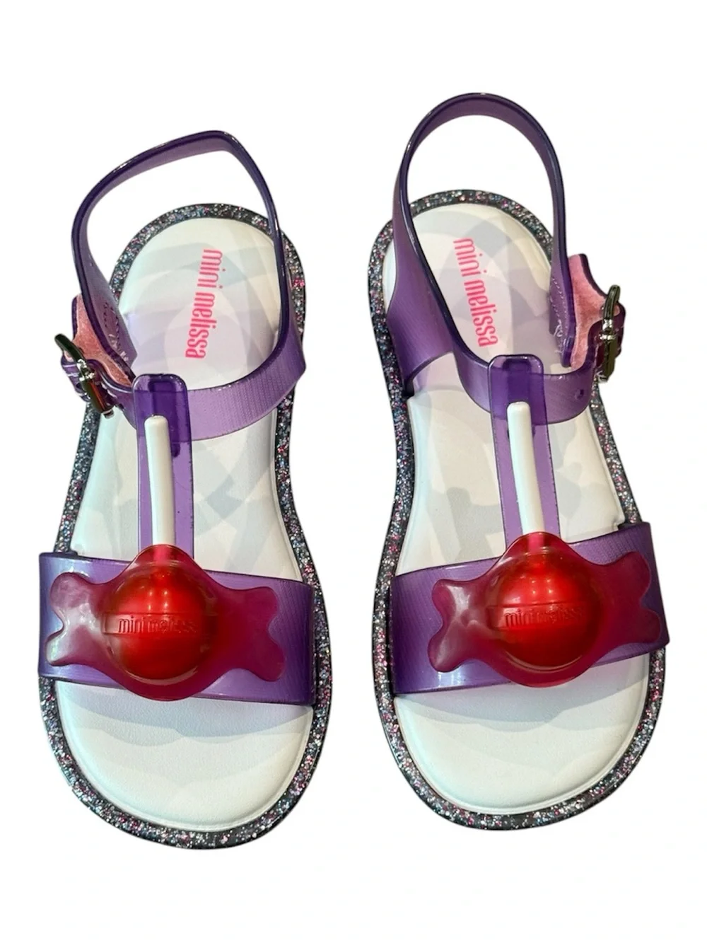 Mini Melissa Mar Lollipop Sandals - Picture 1 of 9